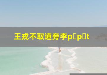 王戎不取道旁李p p t